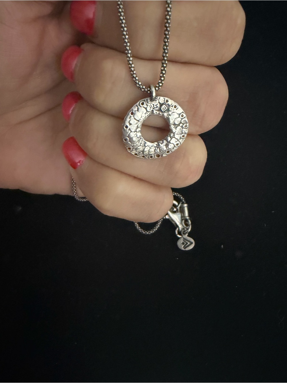 SILPALDA Sterling silver retired necklace